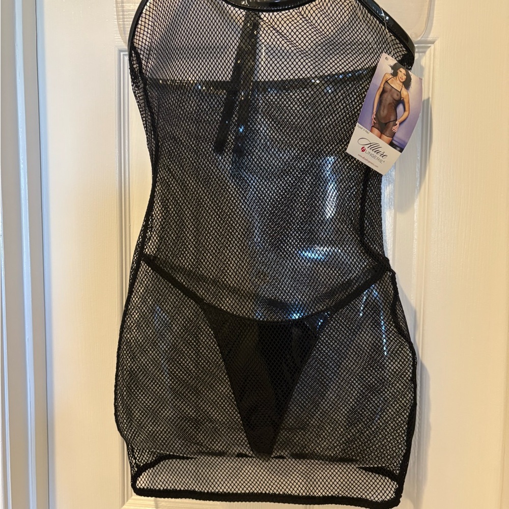 Allure Black Sheer Chemise Intimates